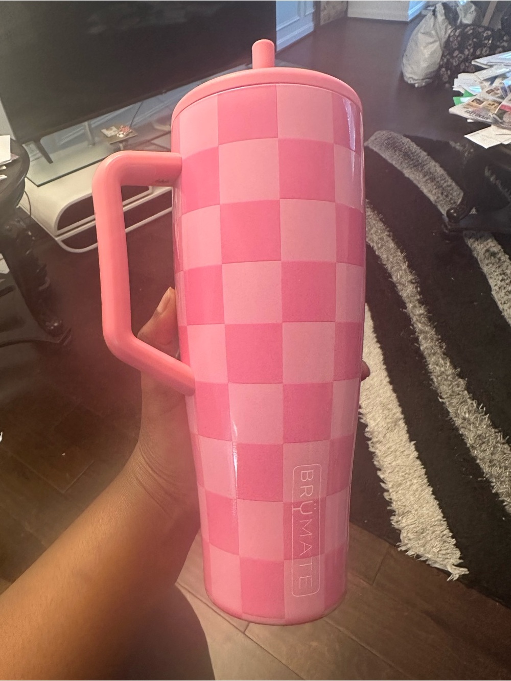 Pink Checkered Era 40oz - Picture 14 of 14